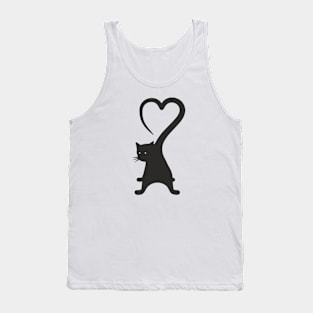 Cat expresses its love Tank Top